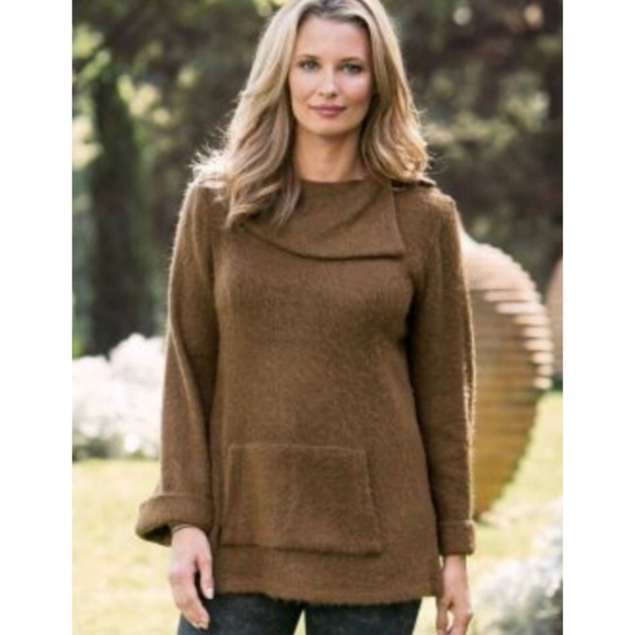 Soft Surroundings Sweaters - Soft Surroundings | Mika Wool Sweater with Pocket